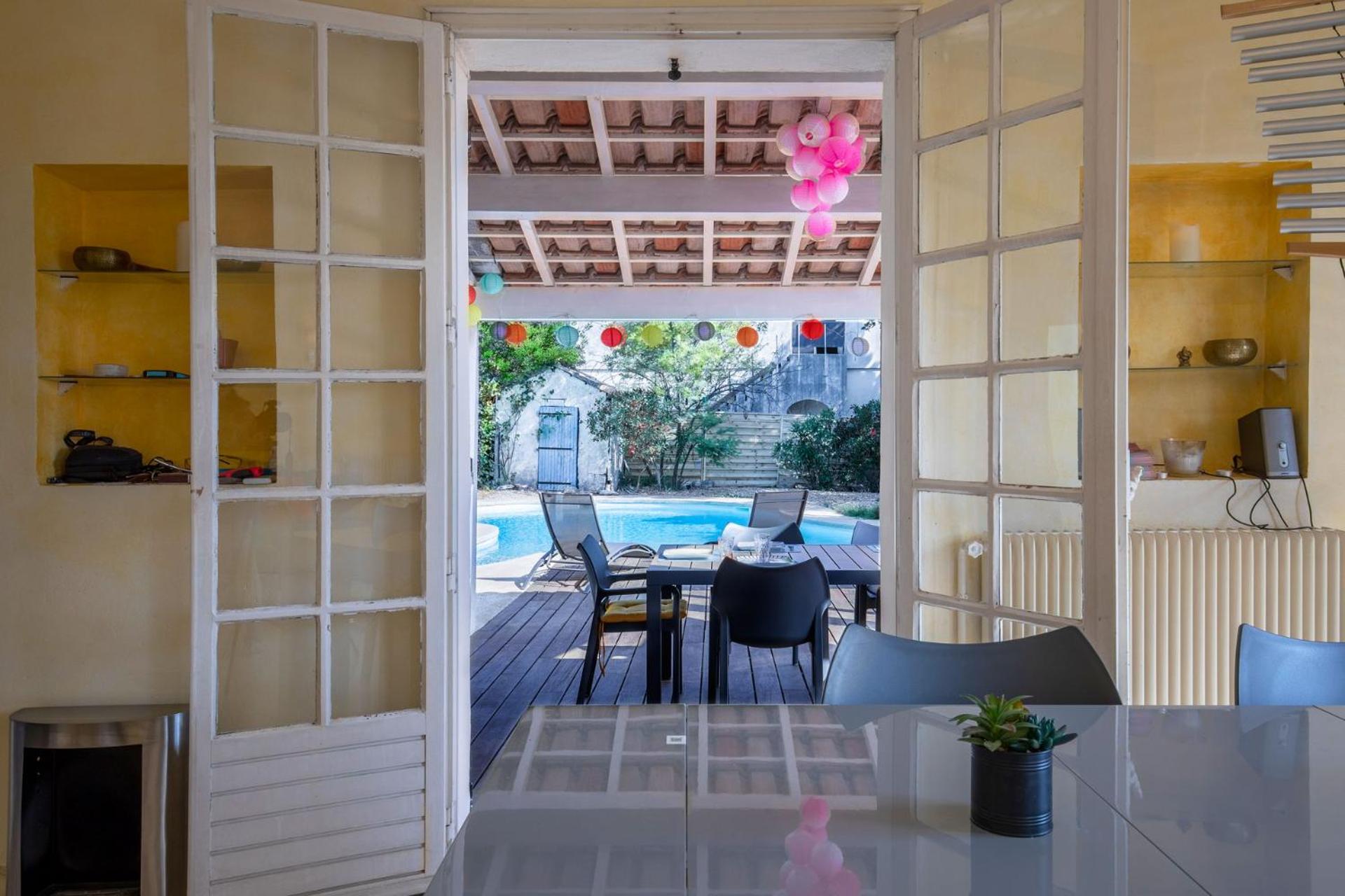 Villa Lumineuse Avec Piscine Chambres Ou Villa Saint-Georges-dʼOrques Exteriör bild